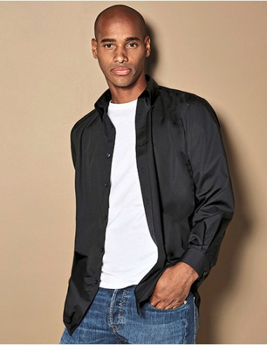 K-KK140-Mens Classic Fit Workforce Shirt Long Sleeve
